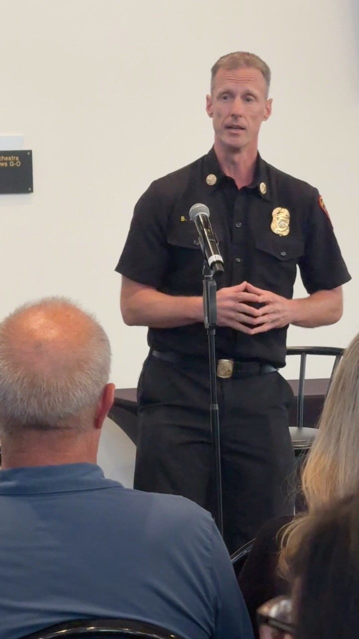 🚒 Meet Redondo Beach’s new Fire Chief! 🚒

Councilmembers Behrendt and Obagi hosted a community meet and greet with Fire Chief Brian Regan at the RBPAC, and it was a great turnout of community-minded residents and business owners.

Chief Regan shared his background and his goals for making the Redondo Beach Fire Department even stronger through community engagement and a visible presence at local events. He was open and transparent in addressing questions about the Impulse Space expansion and the future of Fire Department services, including if there is still possibility of a transition to County Fire, two topics that matter deeply to our neighbors.

NRBBA looks forward to a long, successful relationship with our new Fire Chief.

Want to hear more? Join us for the “Meet the Chiefs” Rise & Shine Redondo meeting featuring Police Chief Sprengel & Fire Chief Regan. 

📅 Thursday, November 12 🕢 7:45 to 9 am 📍 Galleria Community Room

Sign up for emails at NRBBA.org to learn about upcoming programming and the issues that matter to North Redondo residents and businesses. 

Together, we celebrate our community & fuel the local economy. 
#NorthRedondoBeach #RedondoBeach #NRBBA #RiseAndShineRedondo #CommunityFirst